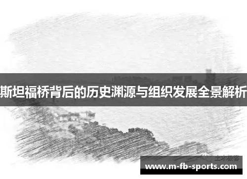 斯坦福桥背后的历史渊源与组织发展全景解析 斯坦福桥背后的历史渊源与组织发展全景解析