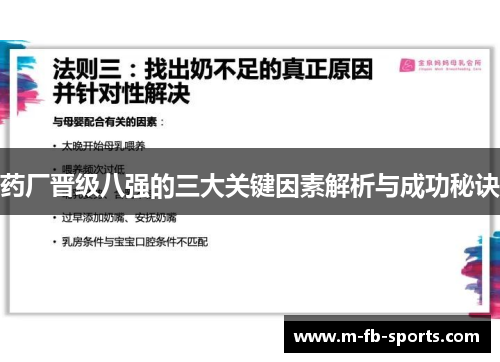 药厂晋级八强的三大关键因素解析与成功秘诀 药厂晋级八强的三大关键因素解析与成功秘诀