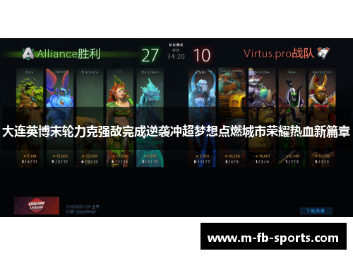 大连英博末轮力克强敌完成逆袭冲超梦想点燃城市荣耀热血新篇章 大连英博末轮力克强敌完成逆袭冲超梦想点燃城市荣耀热血新篇章